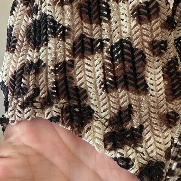 Chicos Womens Fauna Mesh Leopard Print Oblong Scarf Bohemian Art to Wear Classic - Picture 4 of 6